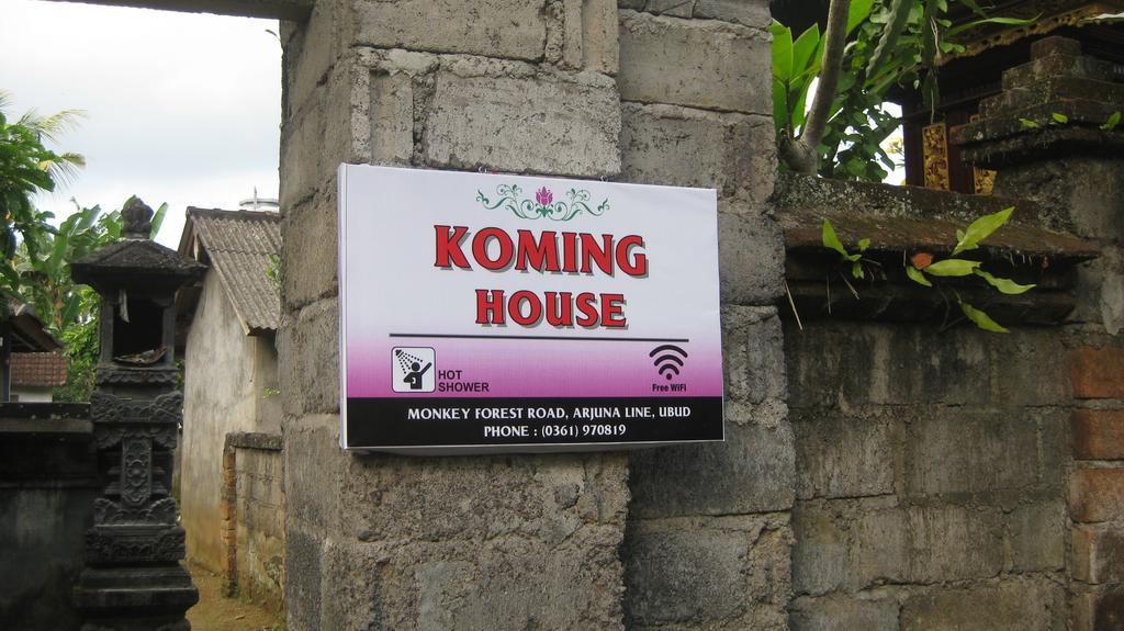 Koming House Ubud Exteriér fotografie